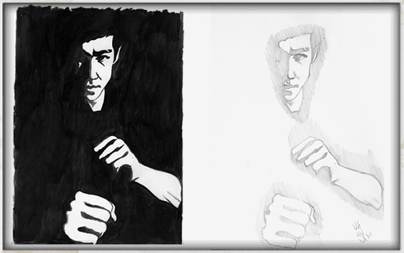 Bruce Lee's Portrait